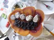 12 Dessert mit getrockneten Persimon/Khaki und Pflaumen